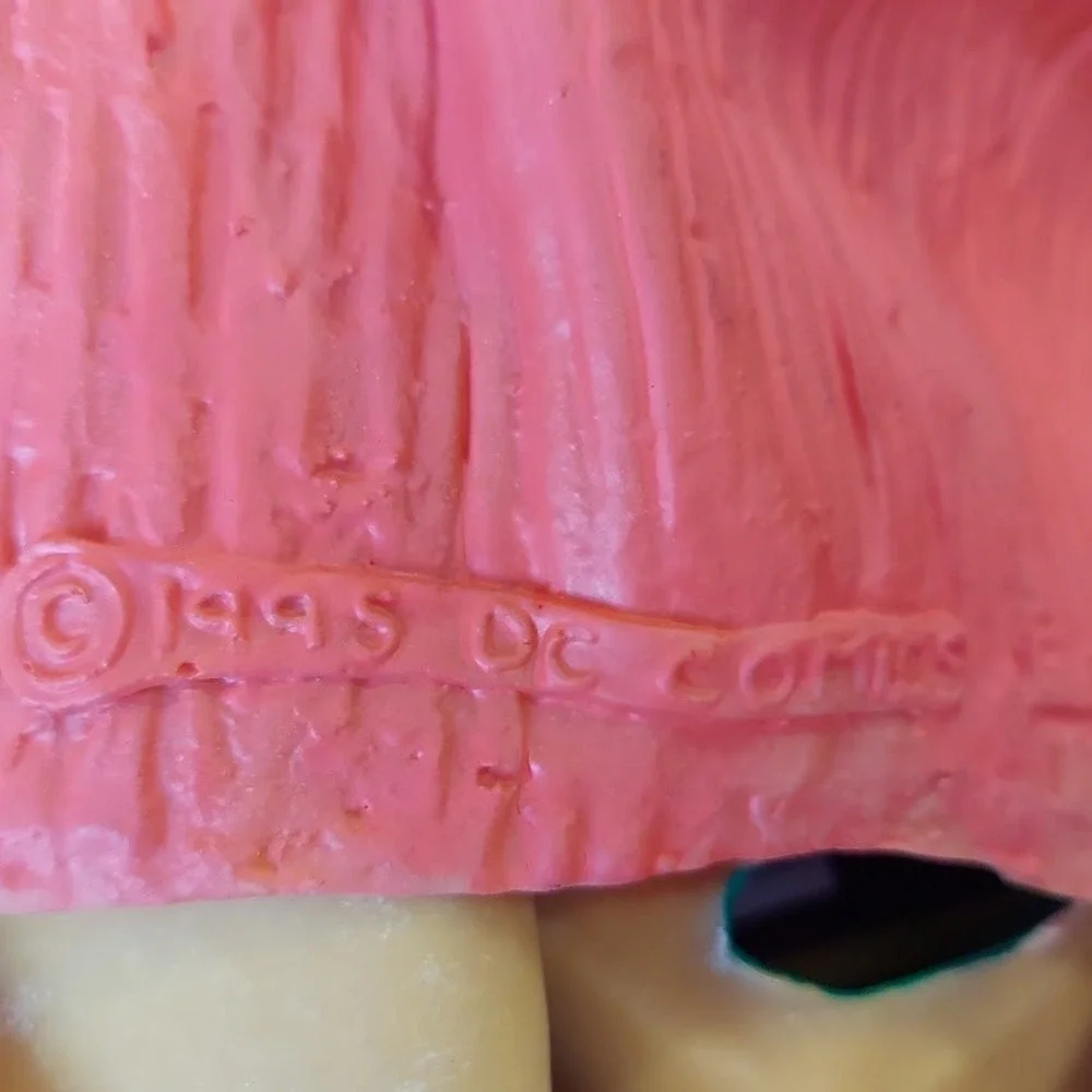 Vintage 1995 DC Comics The Riddler Mask Rubies Batman Forever Adult Latex‎ 3053